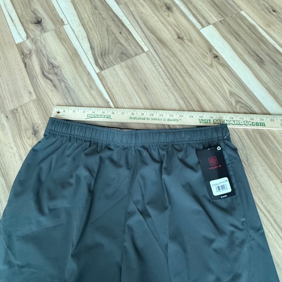 Layer 8 Mens Athletic Shorts Nephrite XL Elastic Waist Drawstring 6 Inch Inseam - Picture 4 of 7